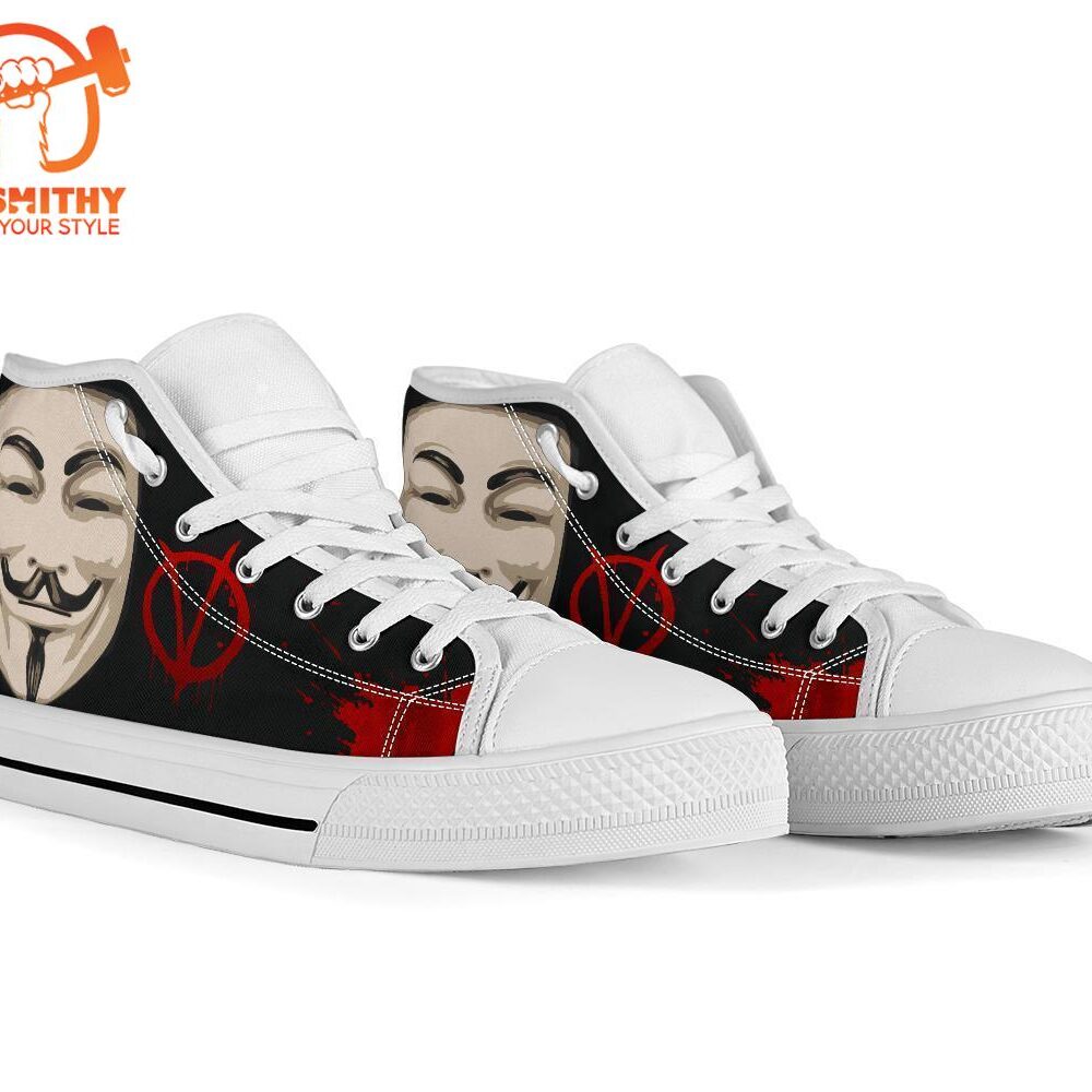 V For Vendetta High Top Shoes Custom Idea