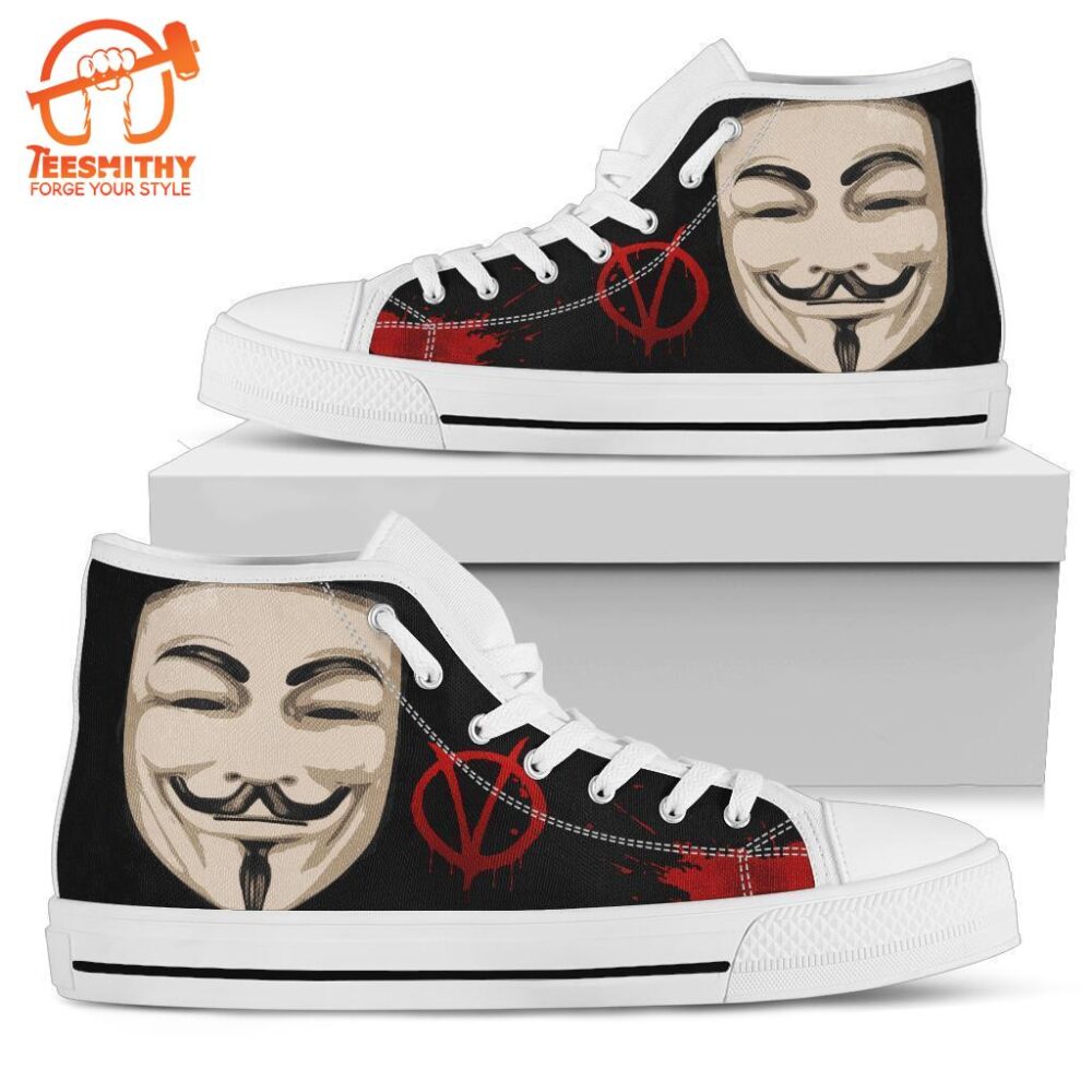 V For Vendetta High Top Shoes Custom Idea