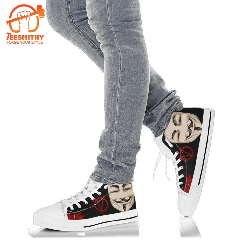 V For Vendetta High Top Shoes Custom Idea