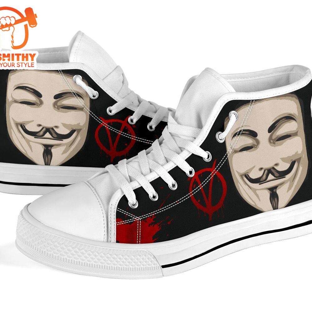 V For Vendetta High Top Shoes Custom Idea