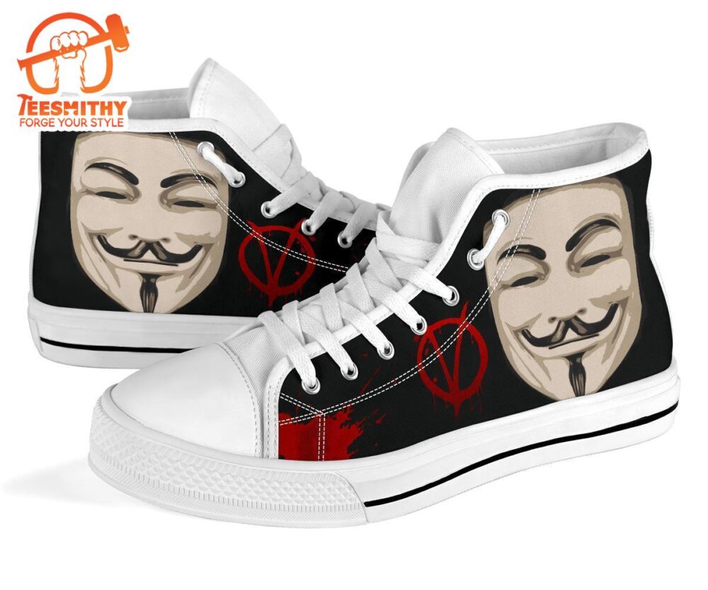 V For Vendetta High Top Shoes Custom Idea