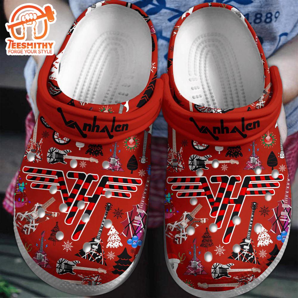 Van Halen Christmas Music Clogs Shoes For Men Women and Kids