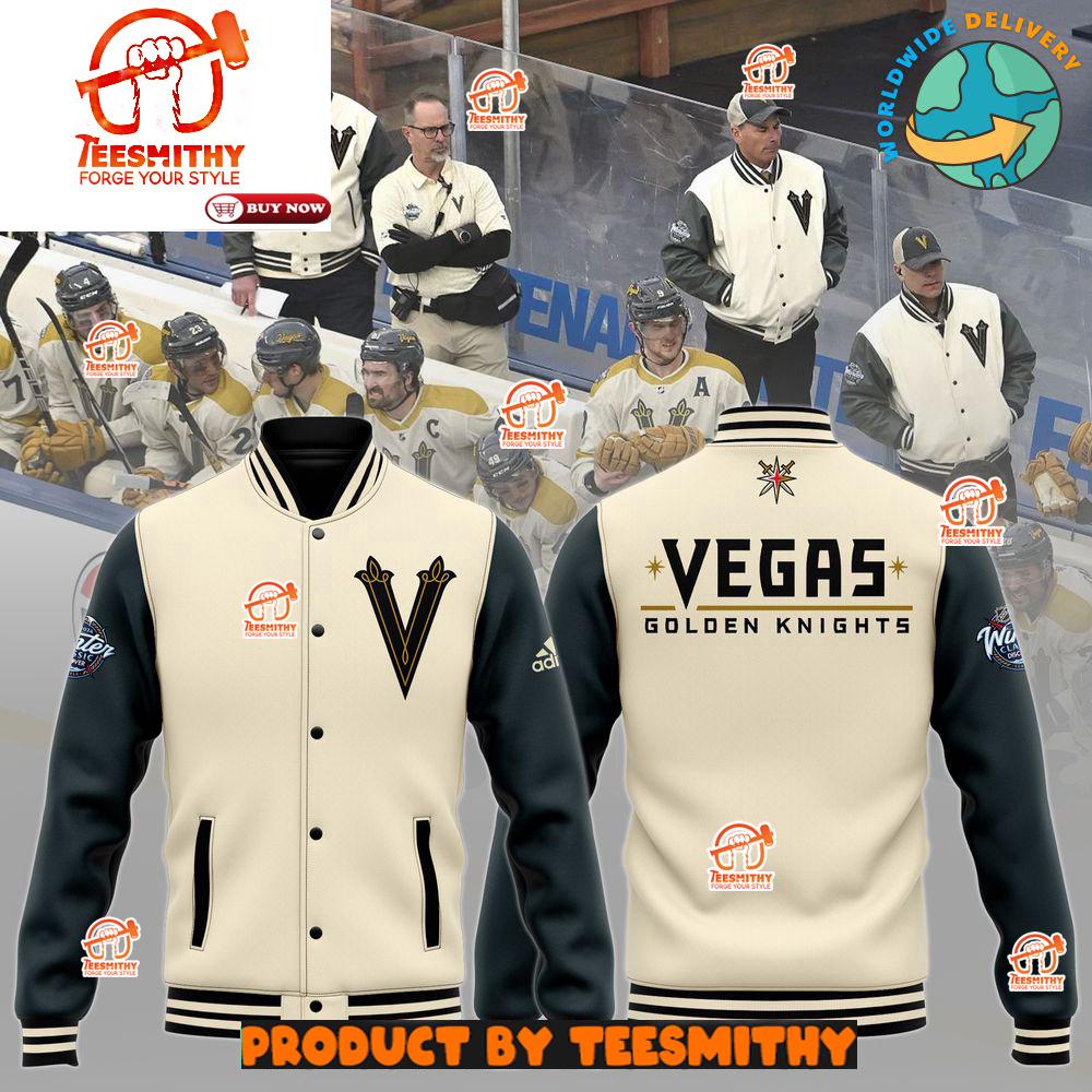 Vegas Golden Knight NHL Winter Classic Baseball Jacket 2024