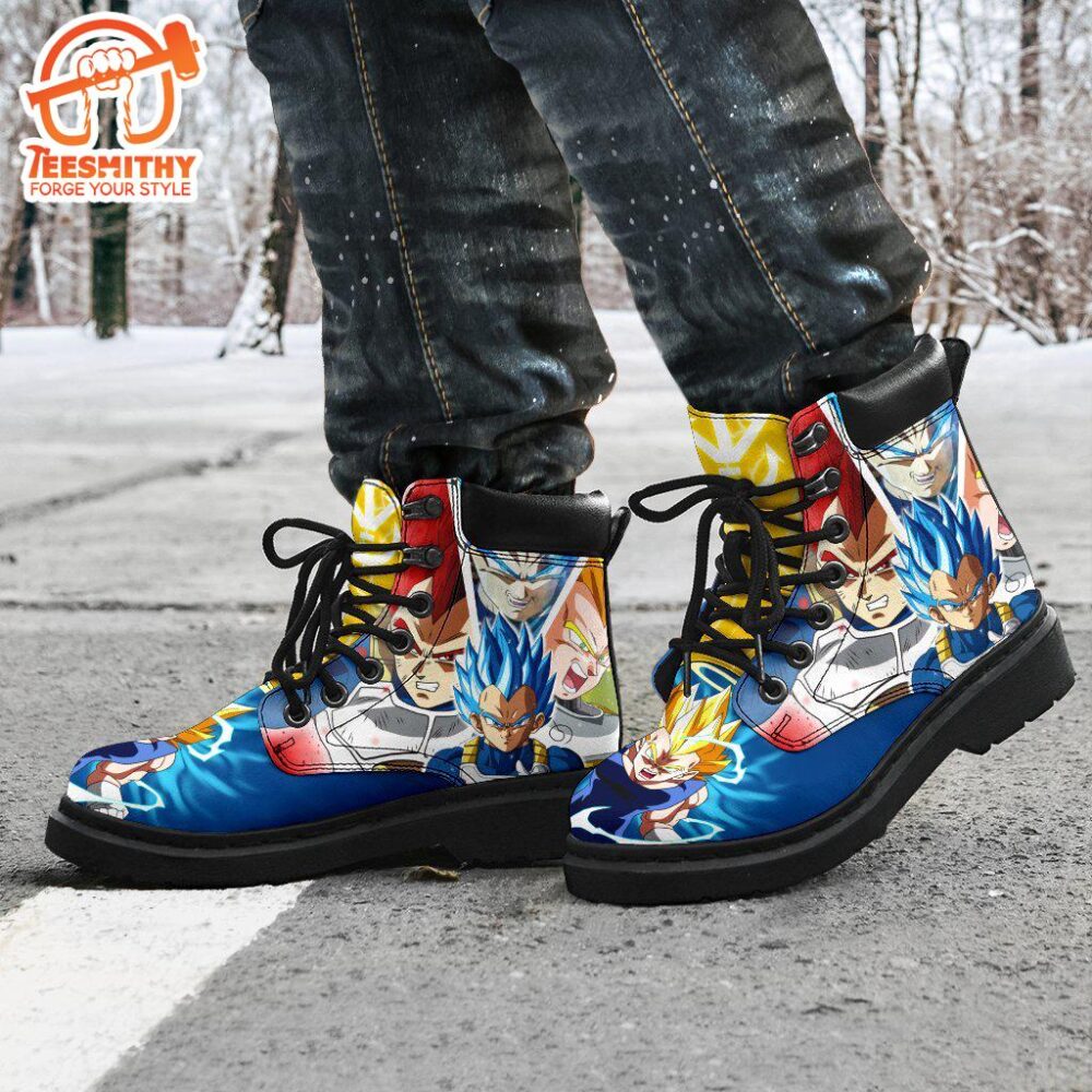 Vegeta Boots Timbs Dragon Ball Custom Shoes Anime Fan Gift