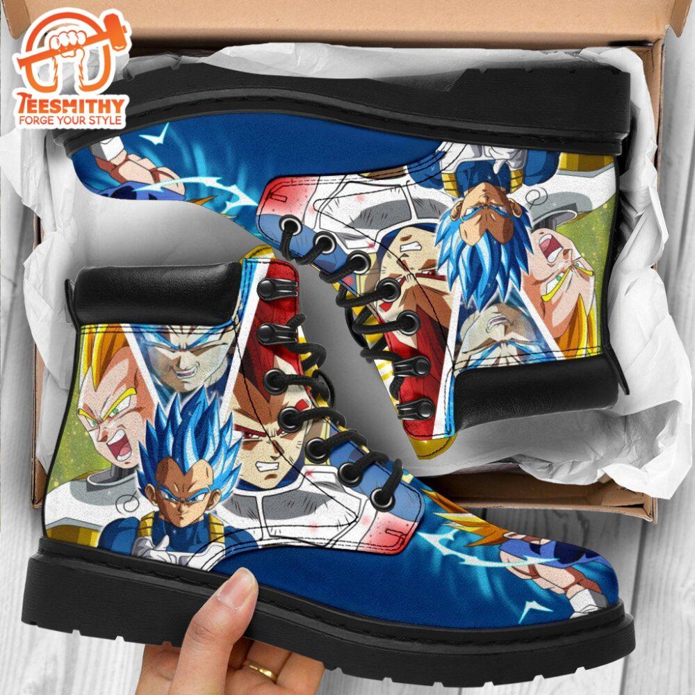 Vegeta Boots Timbs Dragon Ball Custom Shoes Anime Fan Gift