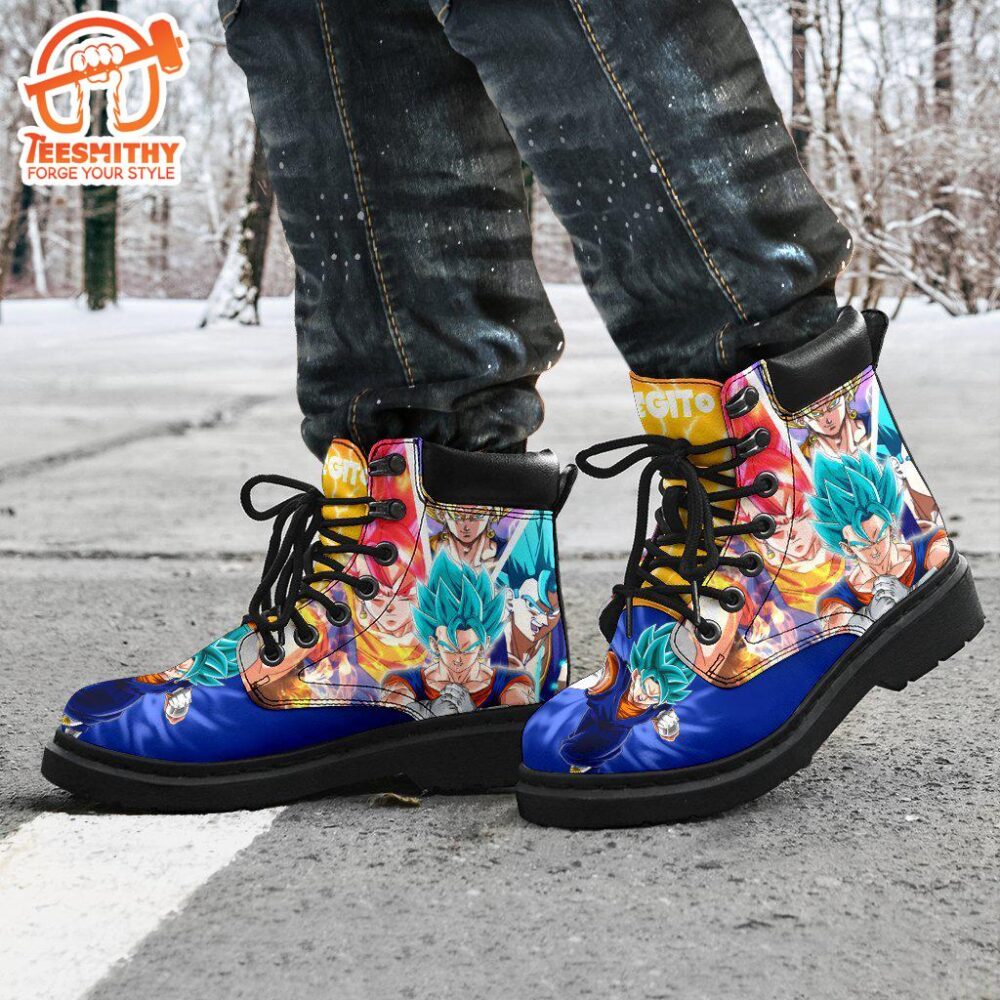 Vegito Dragon Ball Boots Shoes Anime Custom Idea