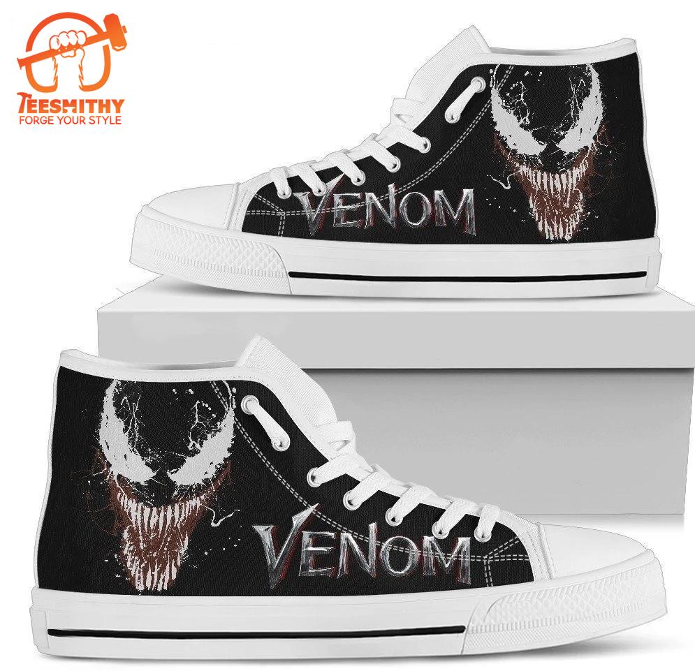 Venom High Top Shoes Custom For Fan Gift Idea