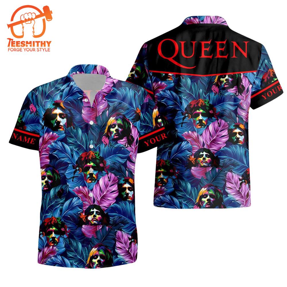 Vibrant Legends Custom Queen Band Hawaiian Shirt