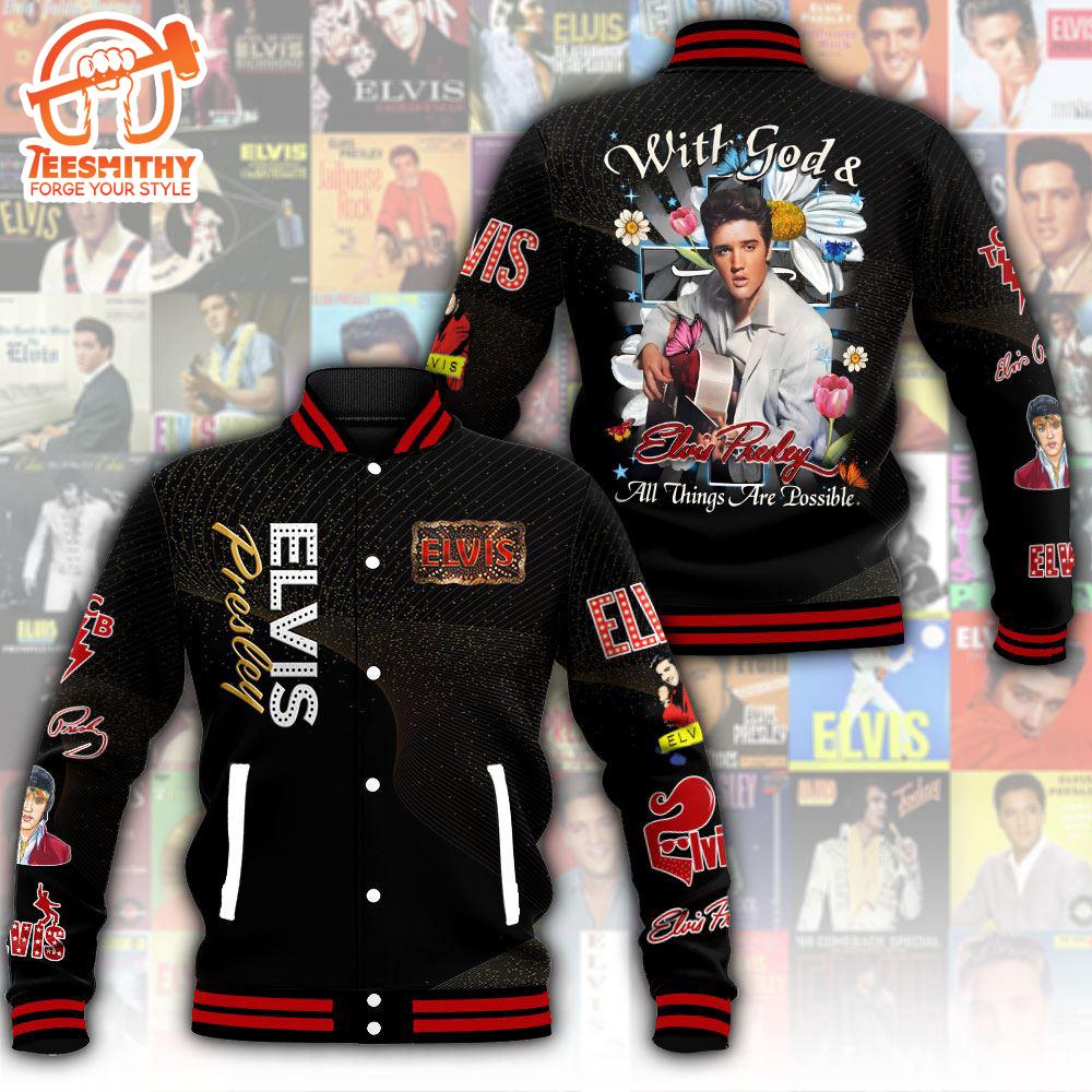 Vintage Elvis Presley 30th Anniversary Elvis Presley Varsity Jacket