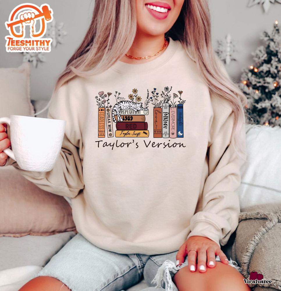 Vintage Taylor Swift Eras Tour Album Taylor’s Version Sweatshirt, Eras Tour Shirt