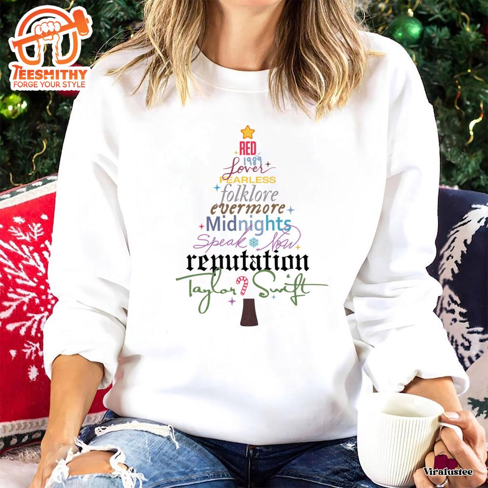 Vintage Taylor’s Version Eras Tour Album Sweatshirt , Merry Swiftmas Shirt