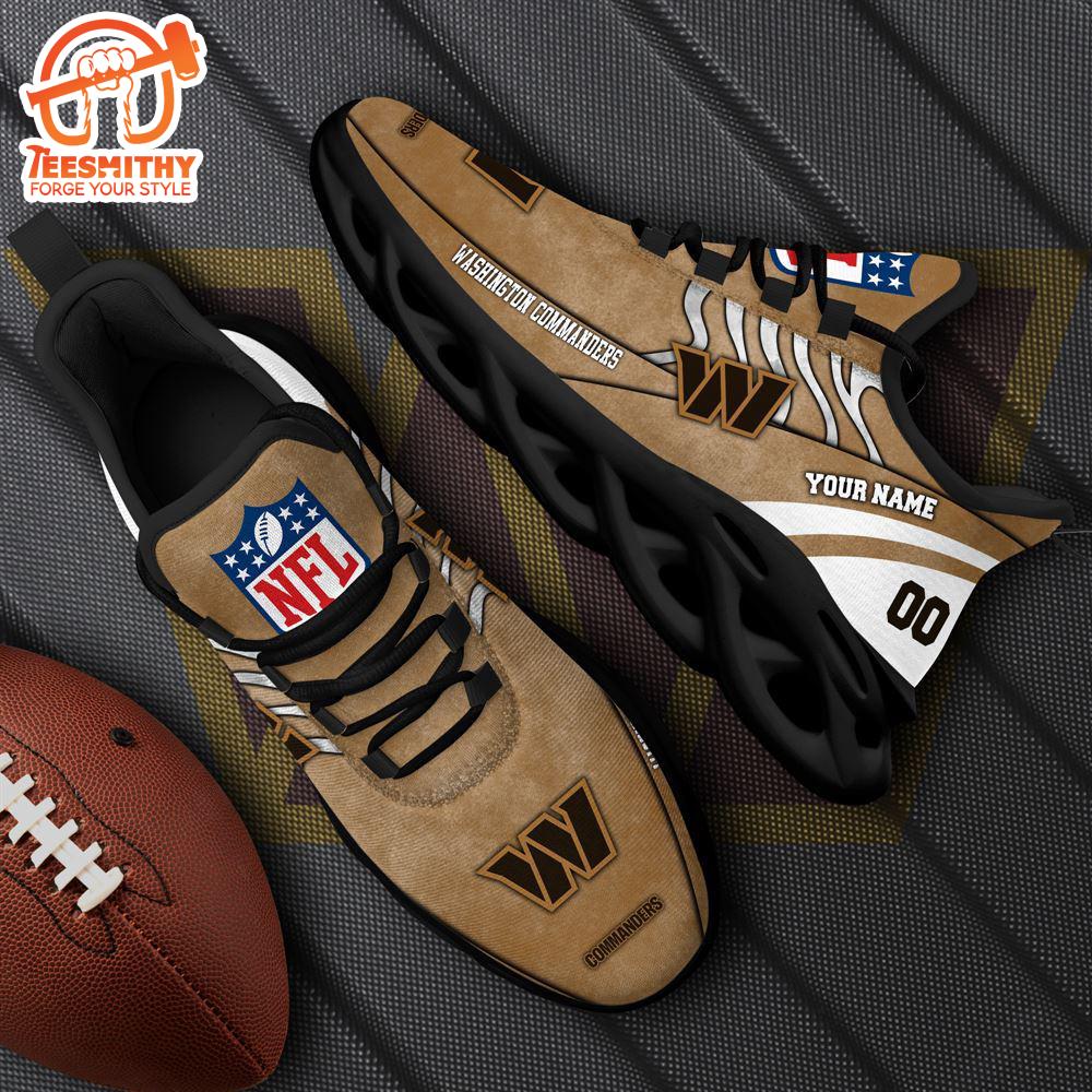 Washington Commanders NFL Clunky Shoes For Fans Custom Name And Number  Gift Christmas