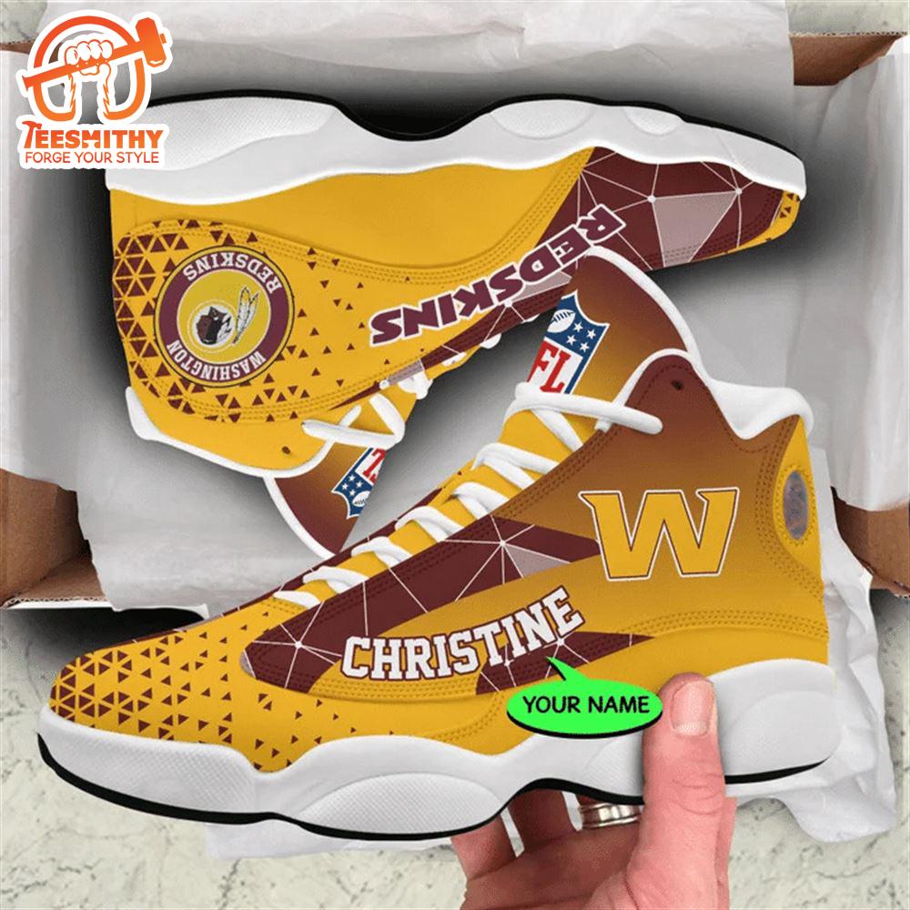 Washington Commanders NFL Personalized Jordan 13 Shoes  Gift Christmas