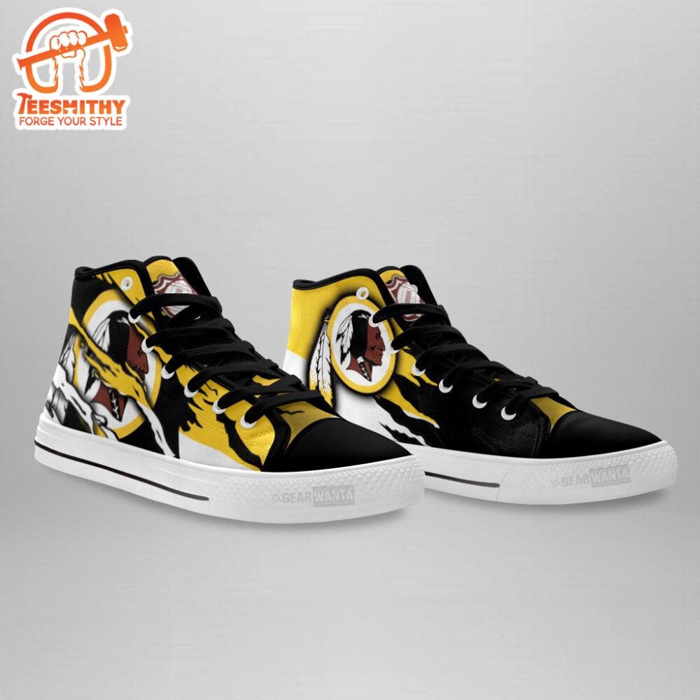 Washington Redskins High Top Shoes Custom For Fans