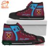 West Ham United FC Personalzied High Top Canvas Shoes