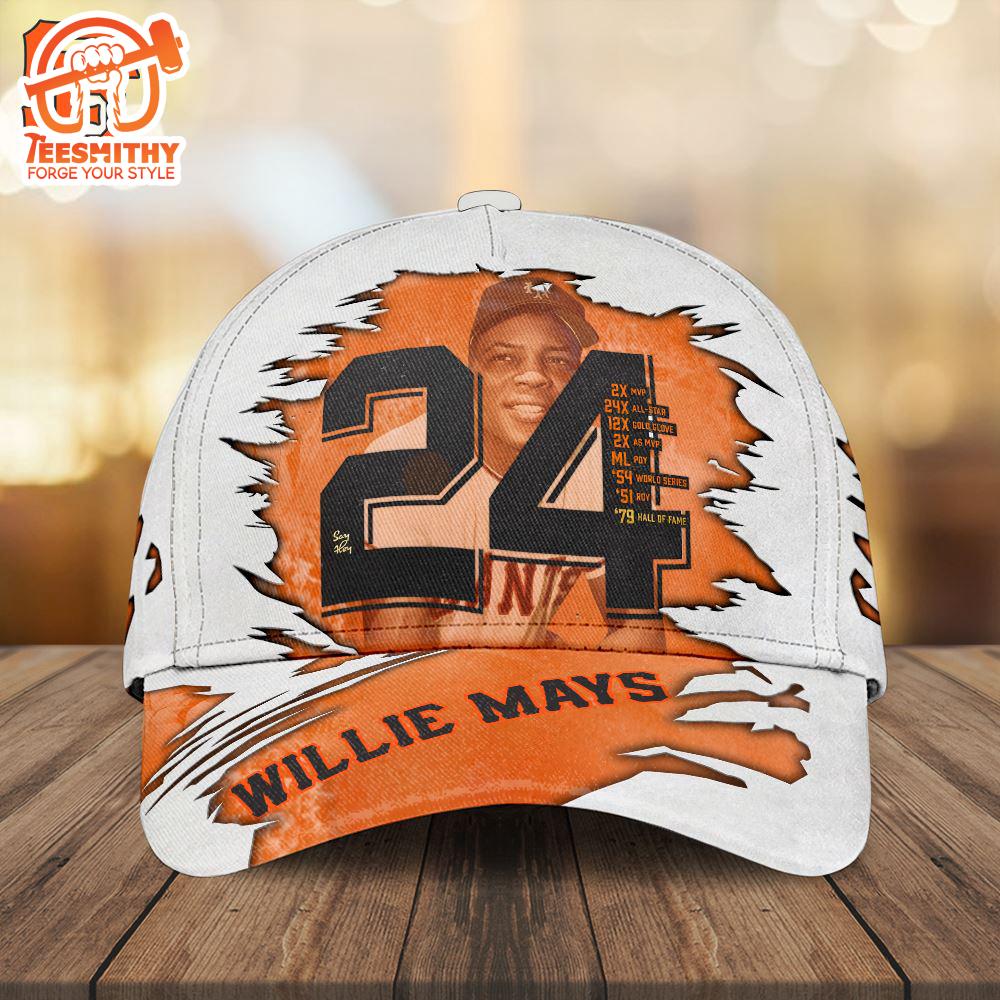 Willie Mays Classic Cap Gift Christmas For Fans