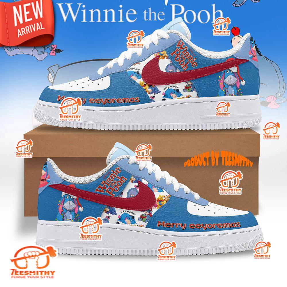 Winnie The Pooh Merry Eeyoremas Limited Nike Air Force 1 Shoes