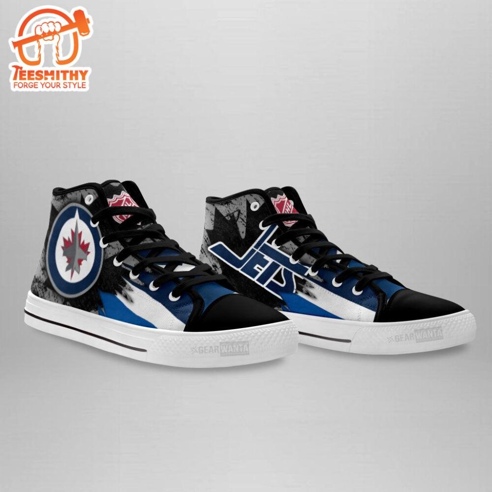 Winnipeg Jets High Top Shoes Custom Canadian Maple Sneakers