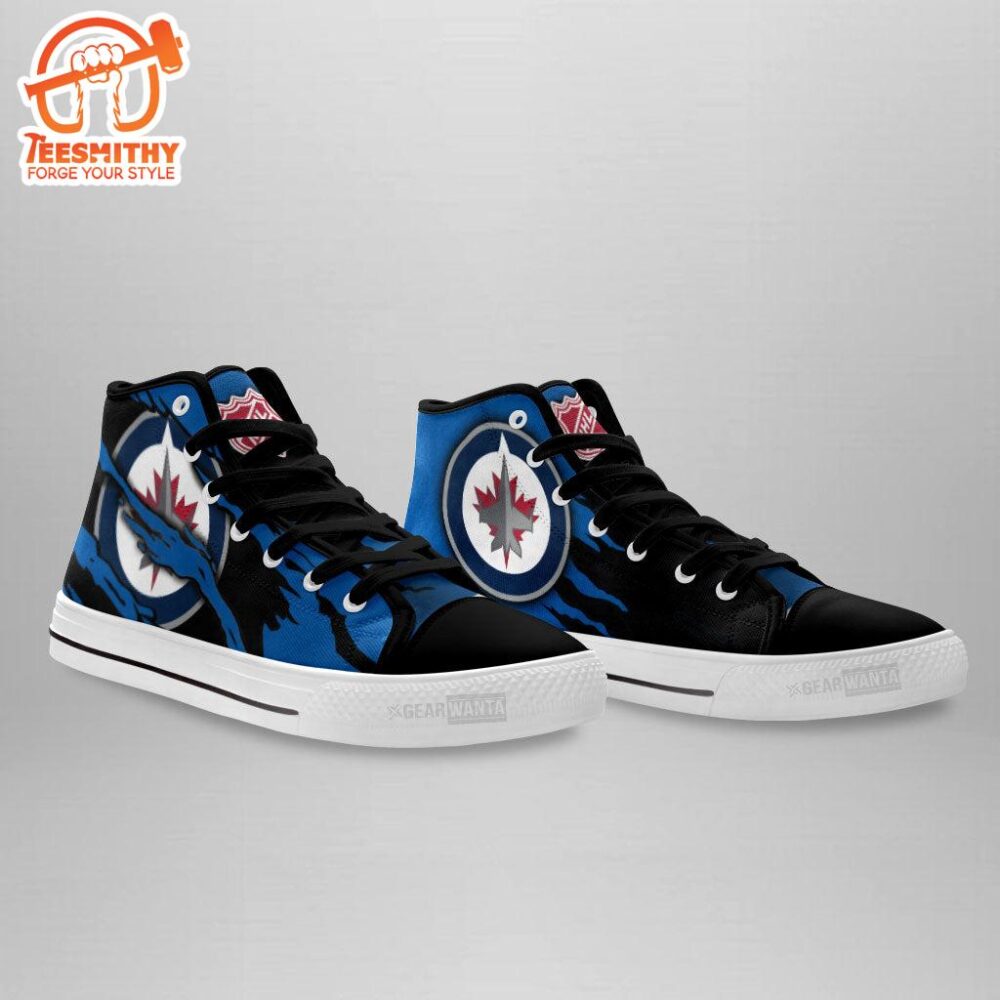 Winnipeg Jets High Top Shoes Custom For Fans