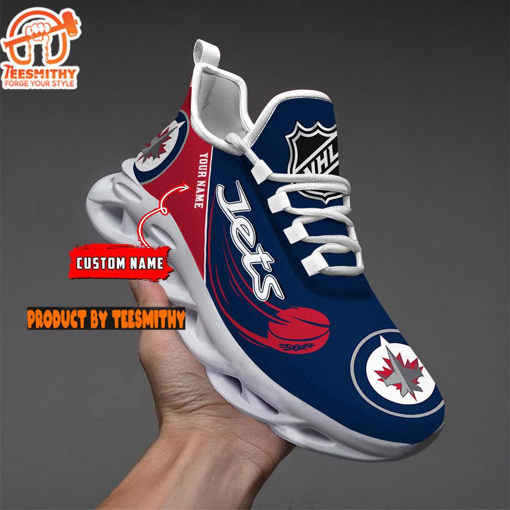 Winnipeg Jets Personalized NHL New Max Soul Shoes V1