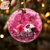 Wisconsin Badgers  Breast Cancer And Sport Team Ceramic Ornament – Breast Cancer Ornament