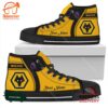 Wolverhampton Wanderers F.C Personalzied High Top Canvas Shoes