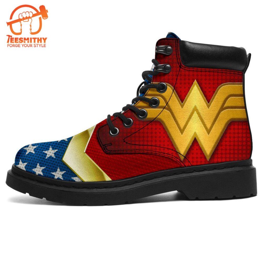 Wonder Woman Boots Shoes Custom Idea