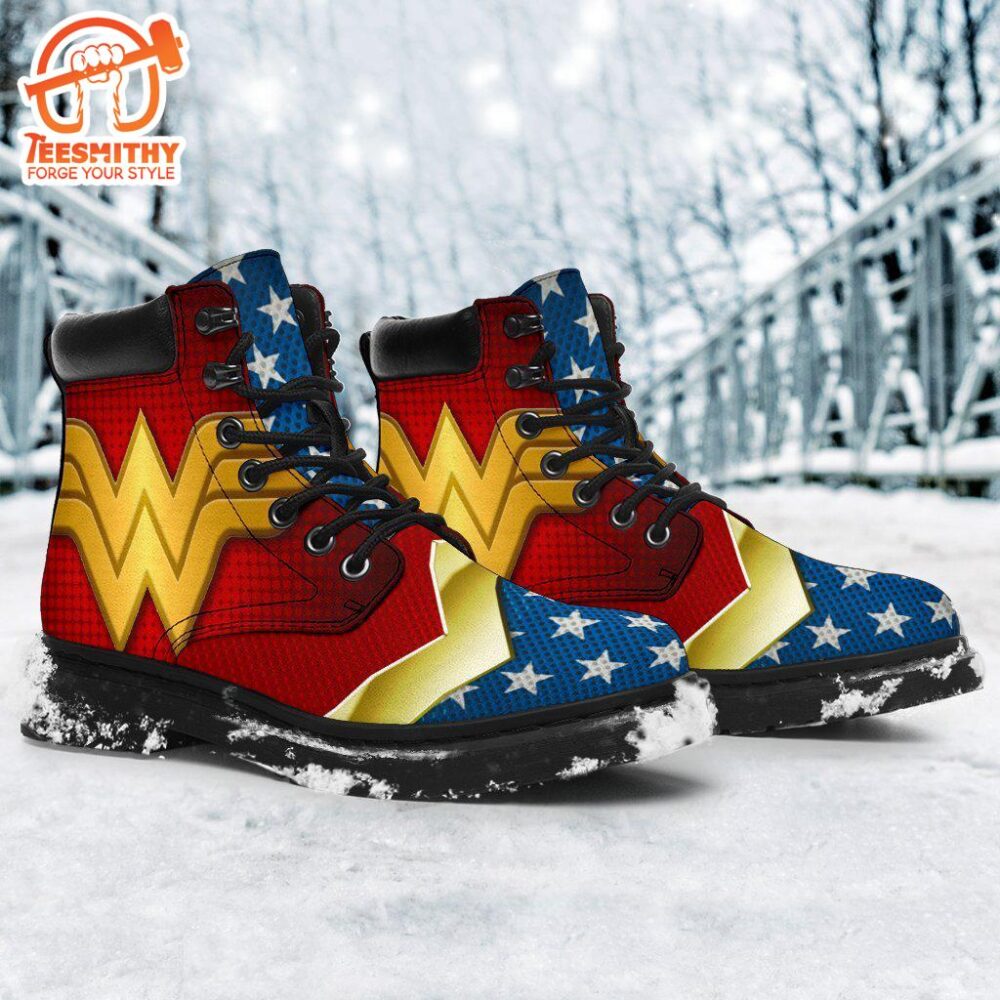 Wonder Woman Boots Shoes Custom Idea