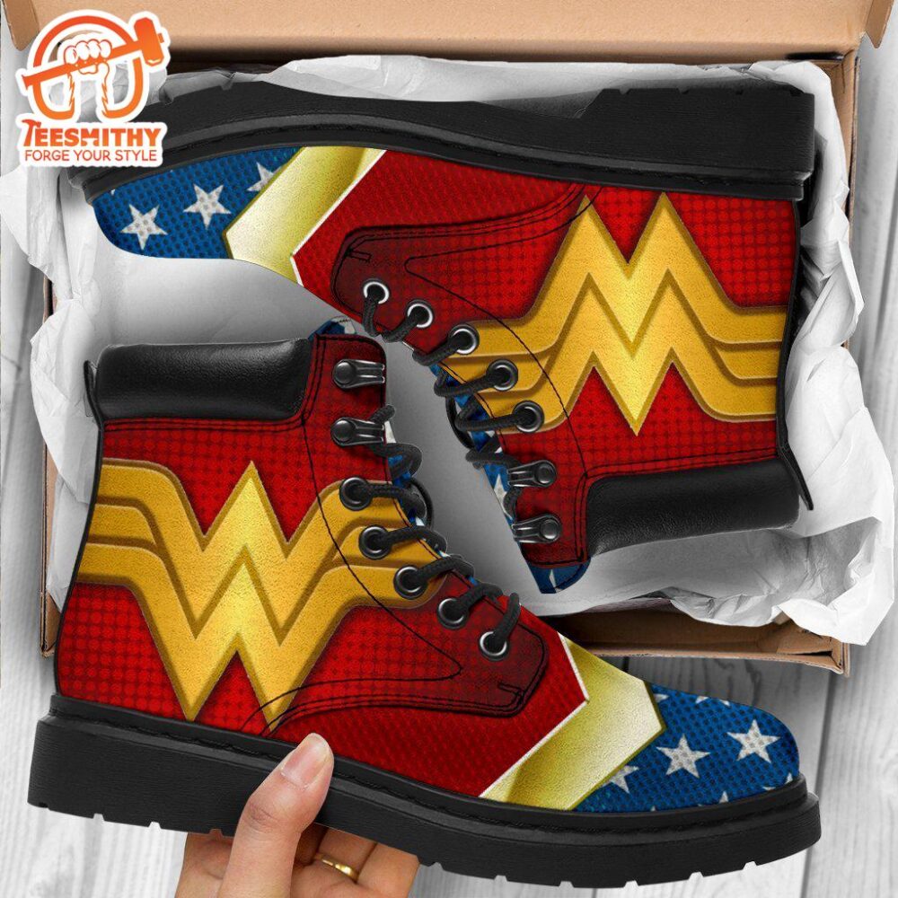 Wonder Woman Boots Shoes Custom Idea