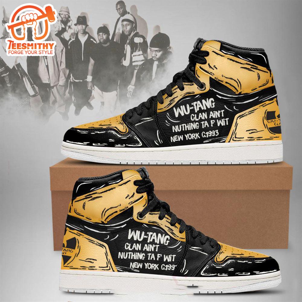 Wu Tang Clan Air Jordan High Top Sneakers All Over Printed