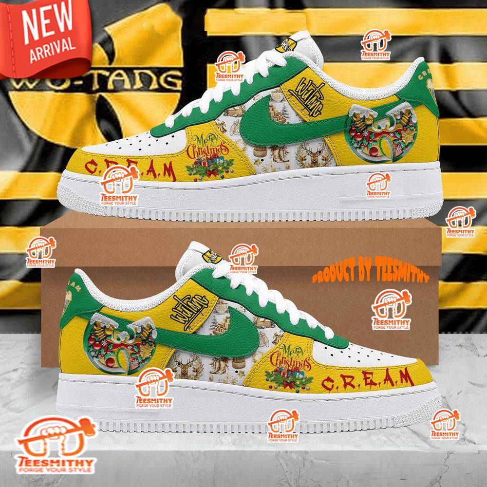 Wu-Tang Clan Cream Merry Christmas Limited Edition Air Force 1 Shoes