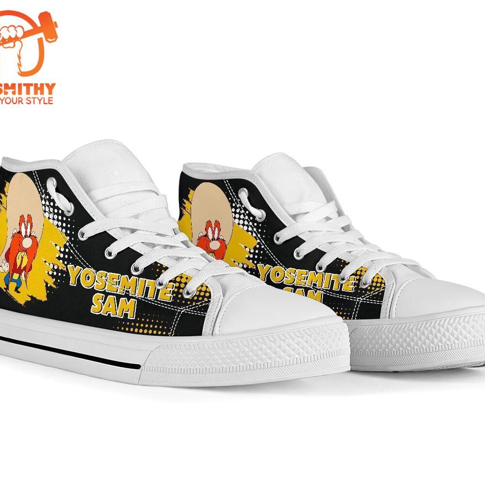 Yosemite Sam High Top Shoes For Fan