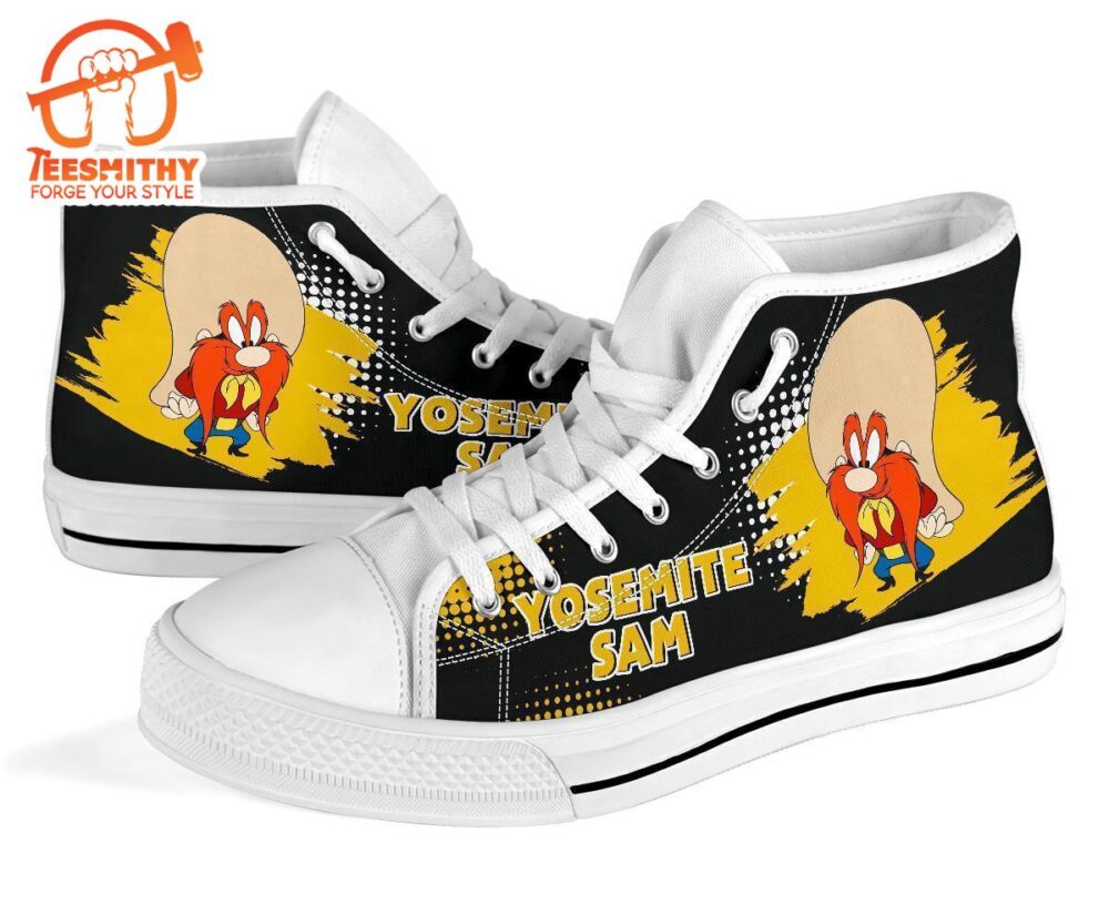 Yosemite Sam High Top Shoes For Fan