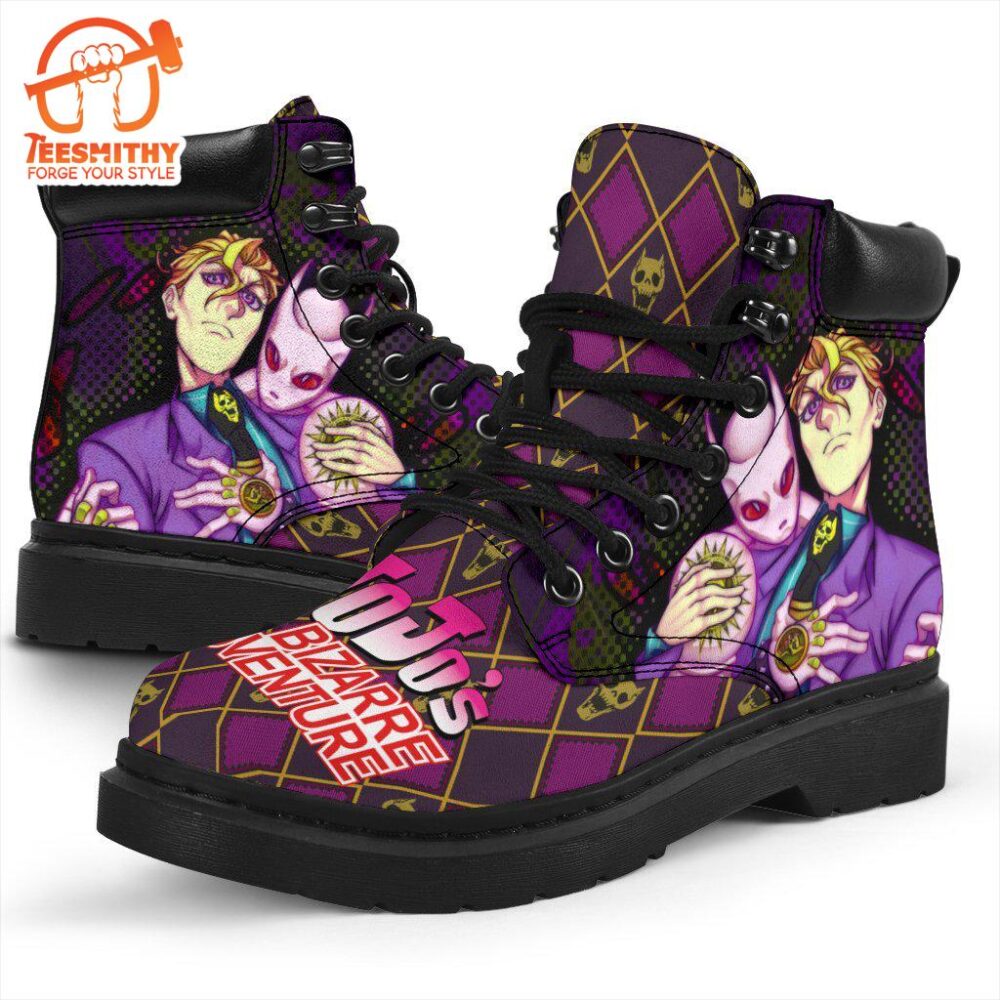 Yoshikage Kira Boots Custom JoJo’s Bizarre Adventure Shoes Fan