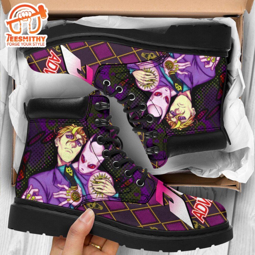 Yoshikage Kira Boots Custom JoJo’s Bizarre Adventure Shoes Fan