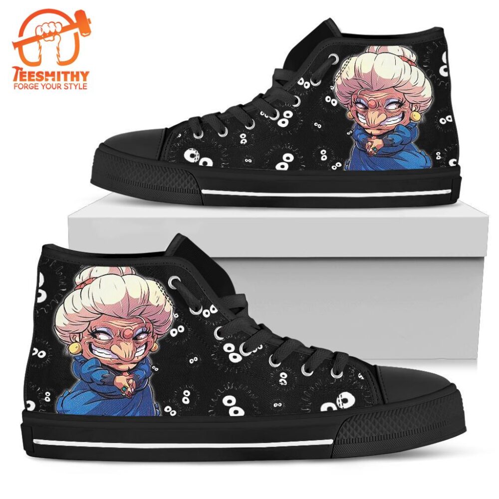 Yubaba Spirited Away Sneakers Ghibli High Top Shoes Custom