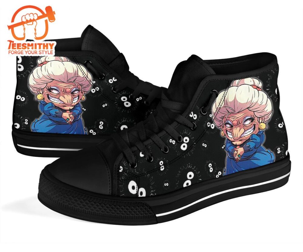 Yubaba Spirited Away Sneakers Ghibli High Top Shoes Custom