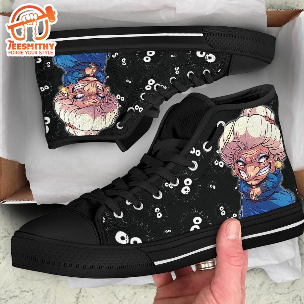 Yubaba Spirited Away Sneakers Ghibli High Top Shoes Custom