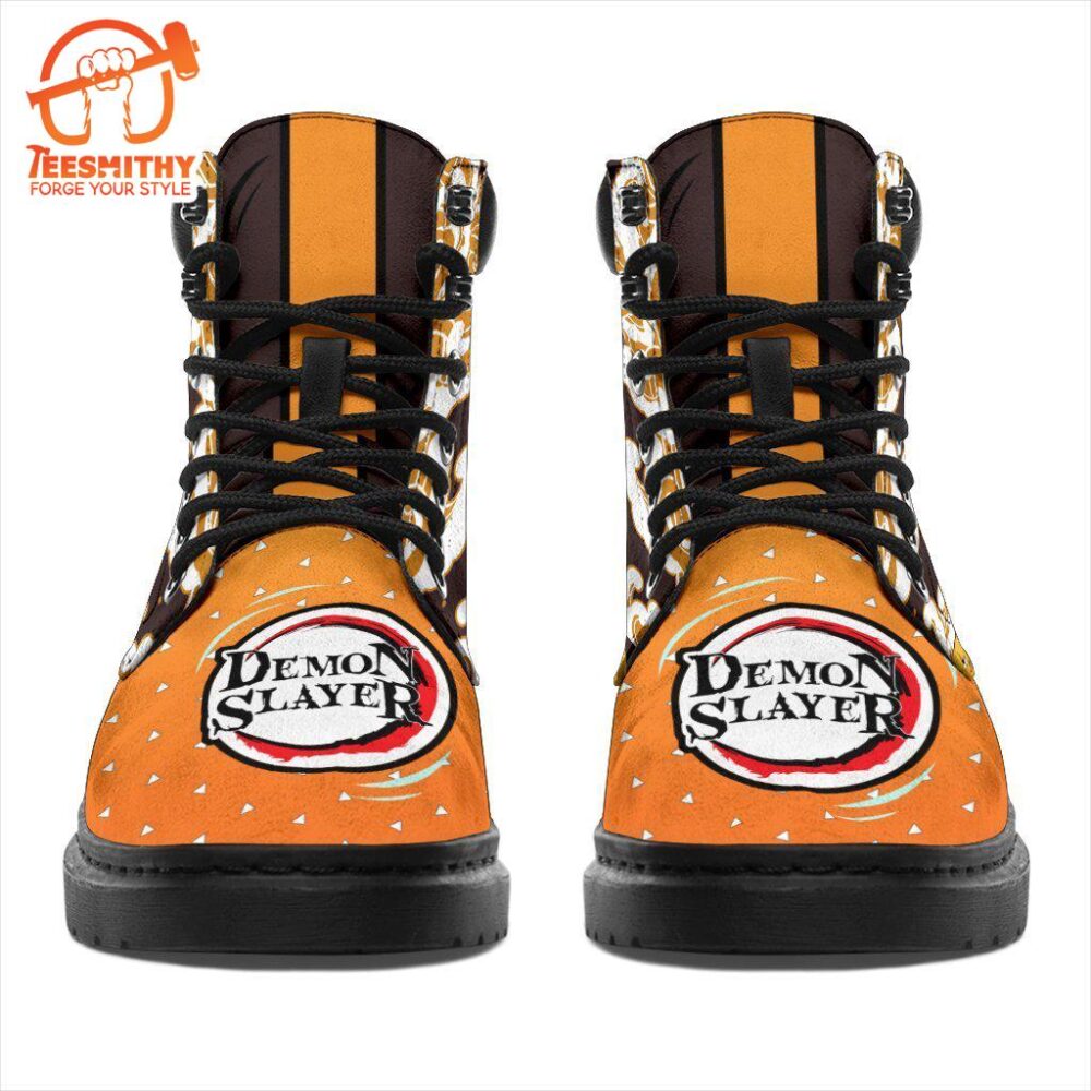 Zenitsu Boots Shoes Demon Slayer Anime Custom