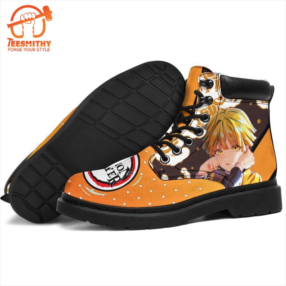 Zenitsu Boots Shoes Demon Slayer Anime Custom